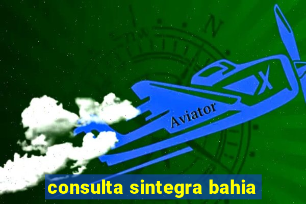 consulta sintegra bahia